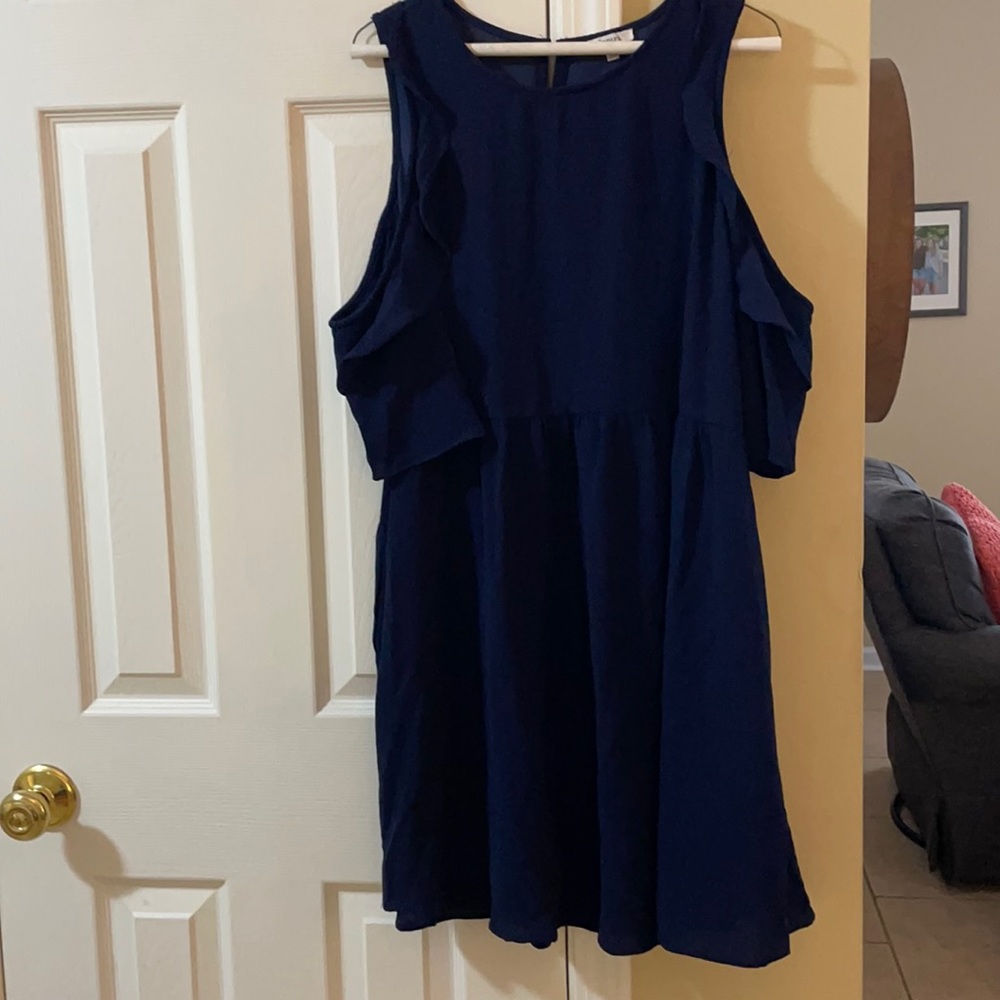 Navy blue dress